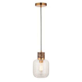 Lampa wisząca Travi brązowy marmur