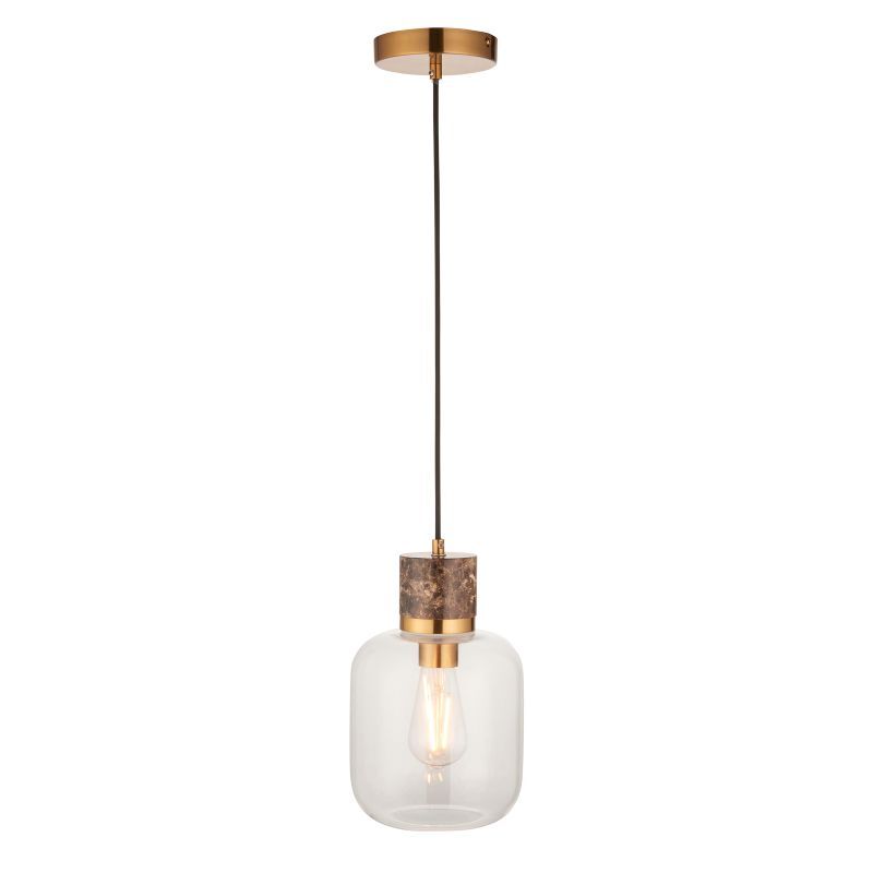 Lampa wisząca Travi brązowy marmur