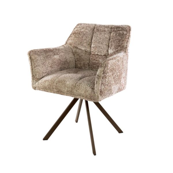 Krzesło obrotowe Raster Alura piaskowe bruin 2 szt