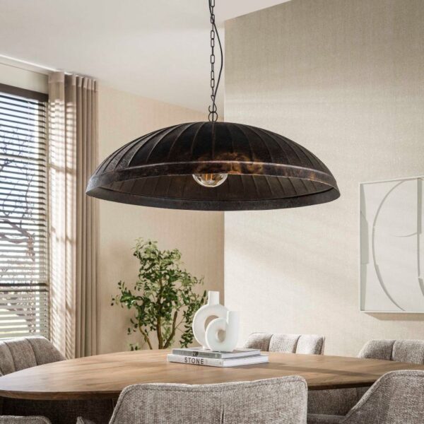 Lampa wisząca Guard 90 cm brązowa