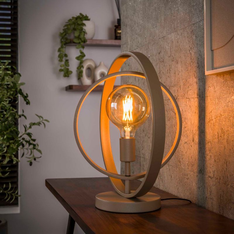Lampa stołowa 1L Turn around beżowa