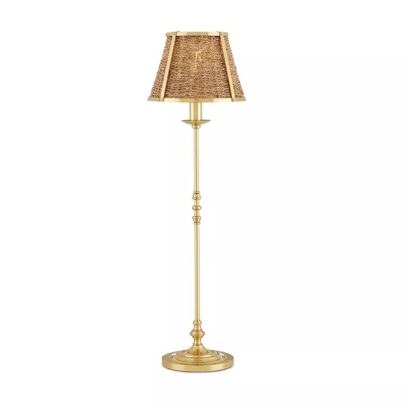 Lampa stołowa Deauville polerowany mosiądz 80 cm