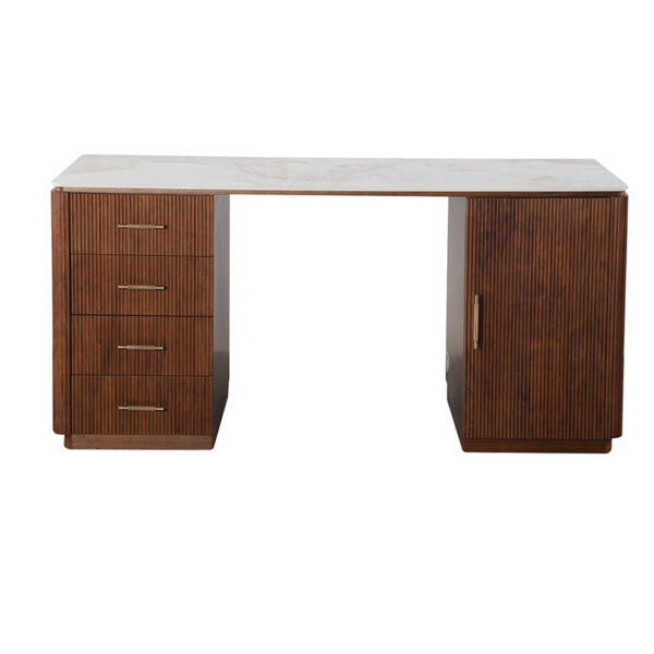 Biurko Urban Chique Ceramic Marble - Luksusowe Biurko Gabinetowe