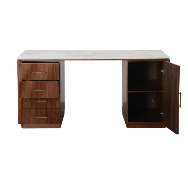 Biurko Urban Chique Ceramic Marble - Luksusowe Biurko Gabinetowe