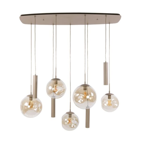 Lampa wisząca Stellar 9L beżowa